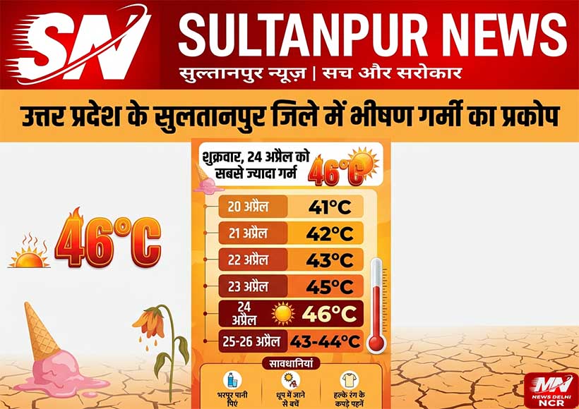 sultanpur-weather-update-heatwave-forecast-46-degree-24-april-temperature-rise