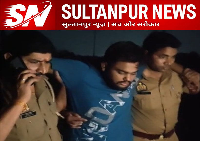 sultanpur-police-encounter-robber-injured-looted-cash-and-bike-recovered