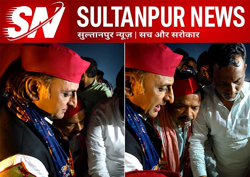 akhilesh-yadav-welcomed-on-purvanchal-expressway-in-sultanpur-before-birthday