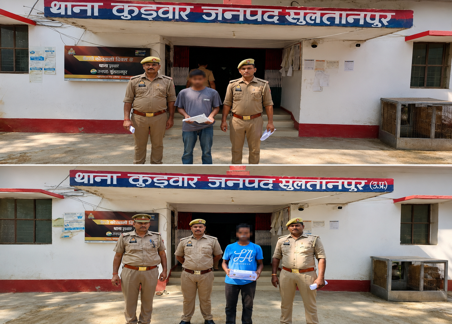 gangster-and-two-notorious-criminals-arrested-with-illegal-weapons-in-sultanpur